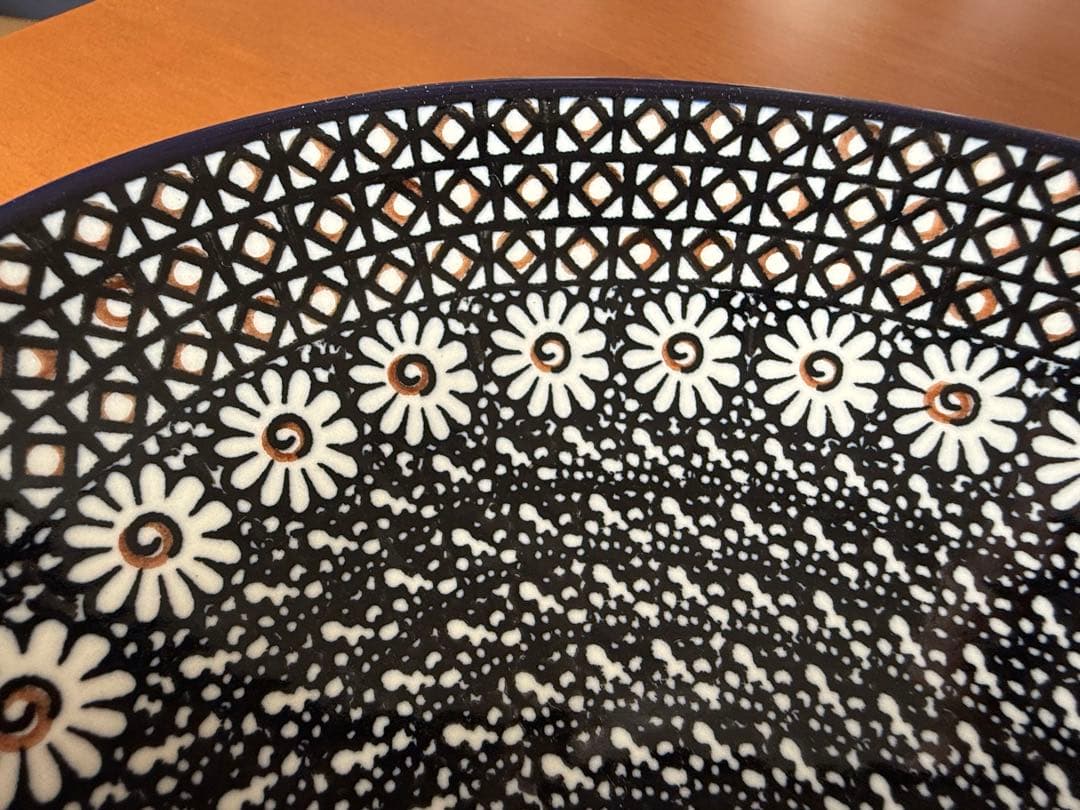 ポーランド陶器Ceramika Artystyczna プレートセット ノワール