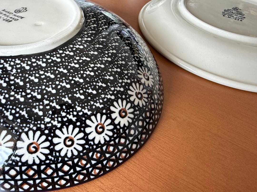 ポーランド陶器Ceramika Artystyczna プレートセット ノワール