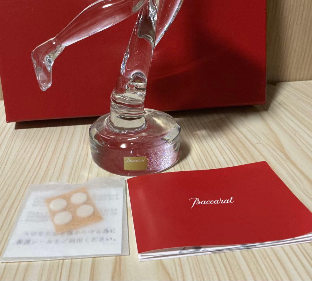 Baccarat フィギュアスケート　置物　フギュリン