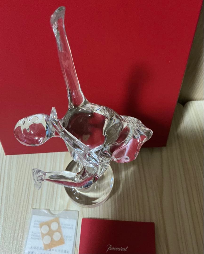 Baccarat フィギュアスケート　置物　フギュリン
