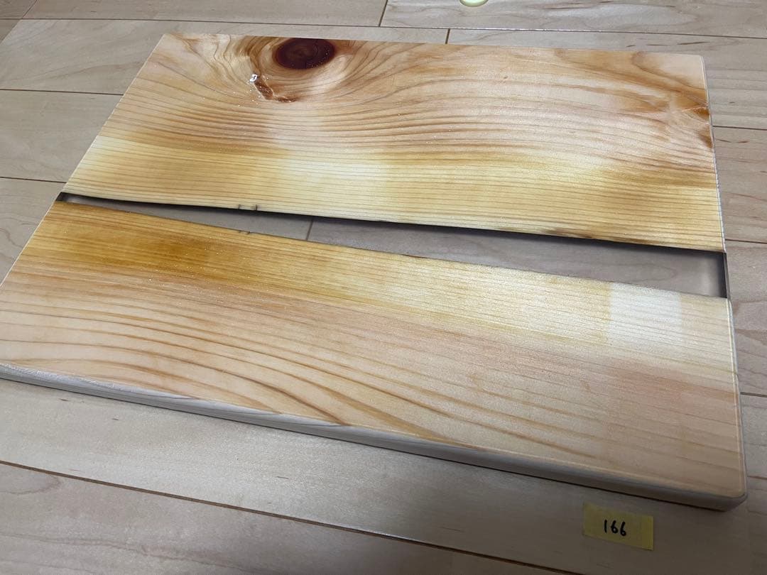 No.166 シェルフコンテナ25用天板　レジンテーブル仕様