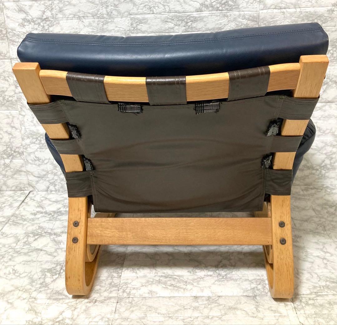 【希少 本革】karimoku domani スカンジナビアン イージーチェア②