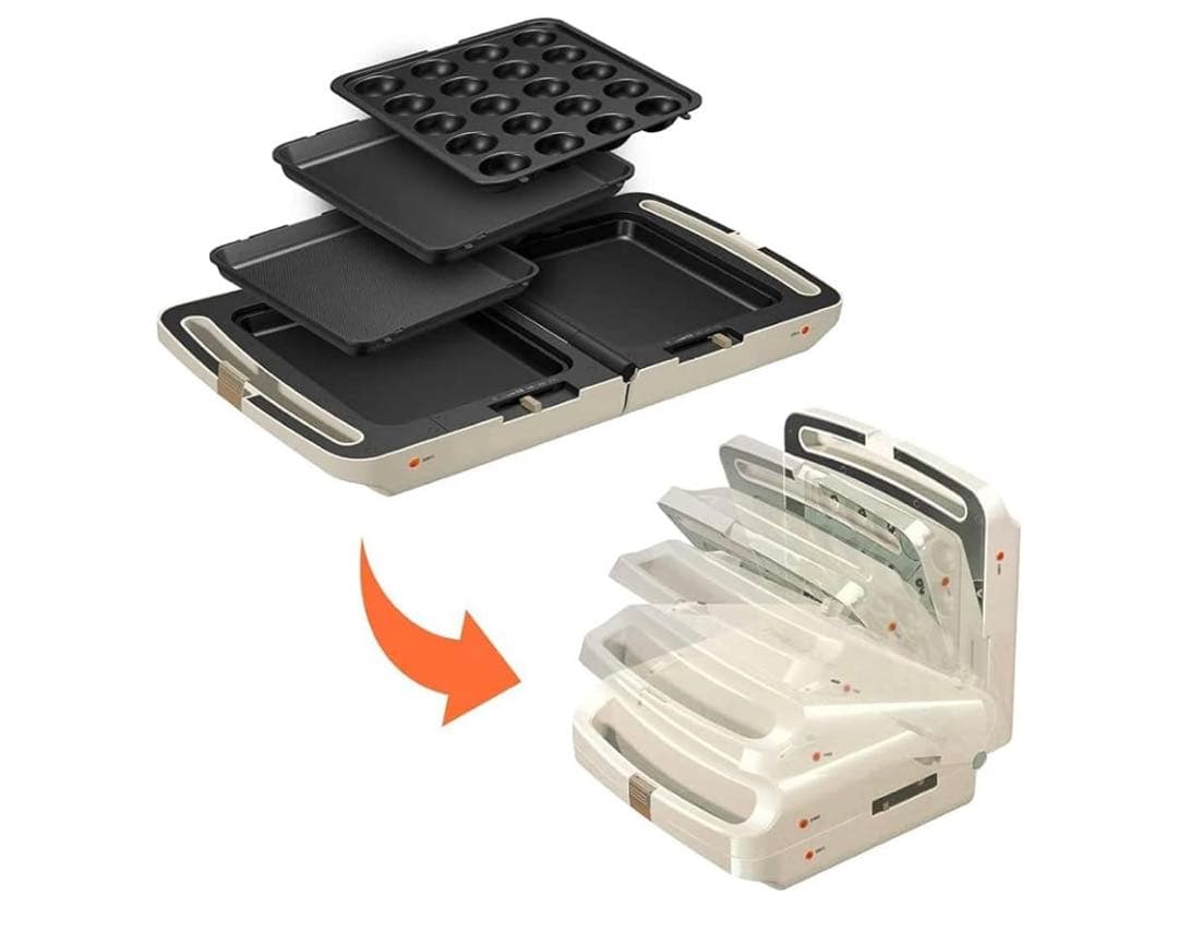 多機能ホットプレート 3種プレート付き