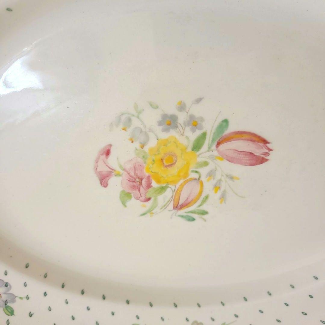 スージークーパー プランタン　グリーン　オーバルプレート