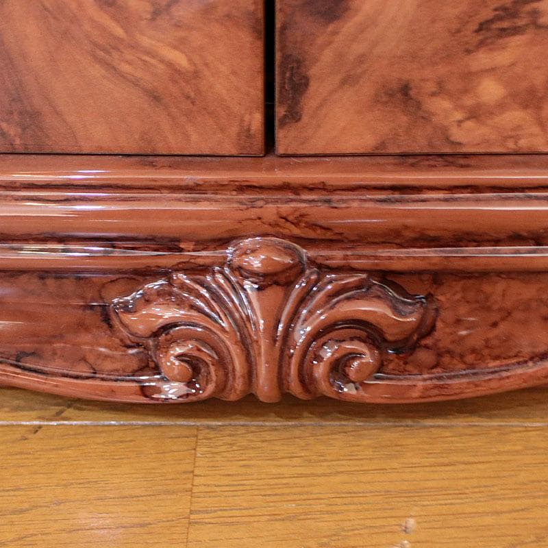 アマルフィ 4ドアサイドボード ウォールナット ローボード 222-1202