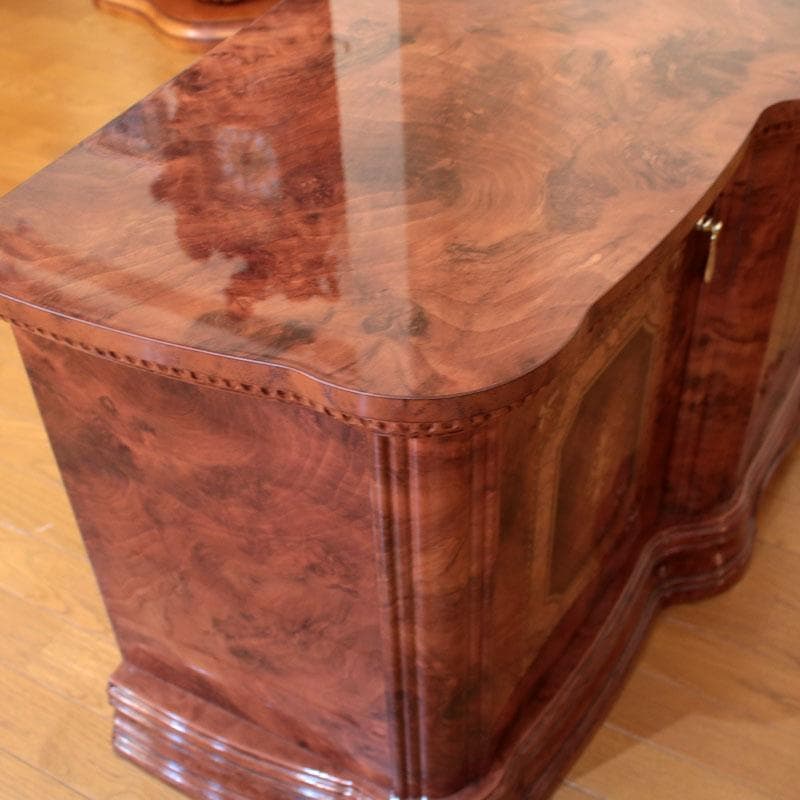 アマルフィ 4ドアサイドボード ウォールナット ローボード 222-1202