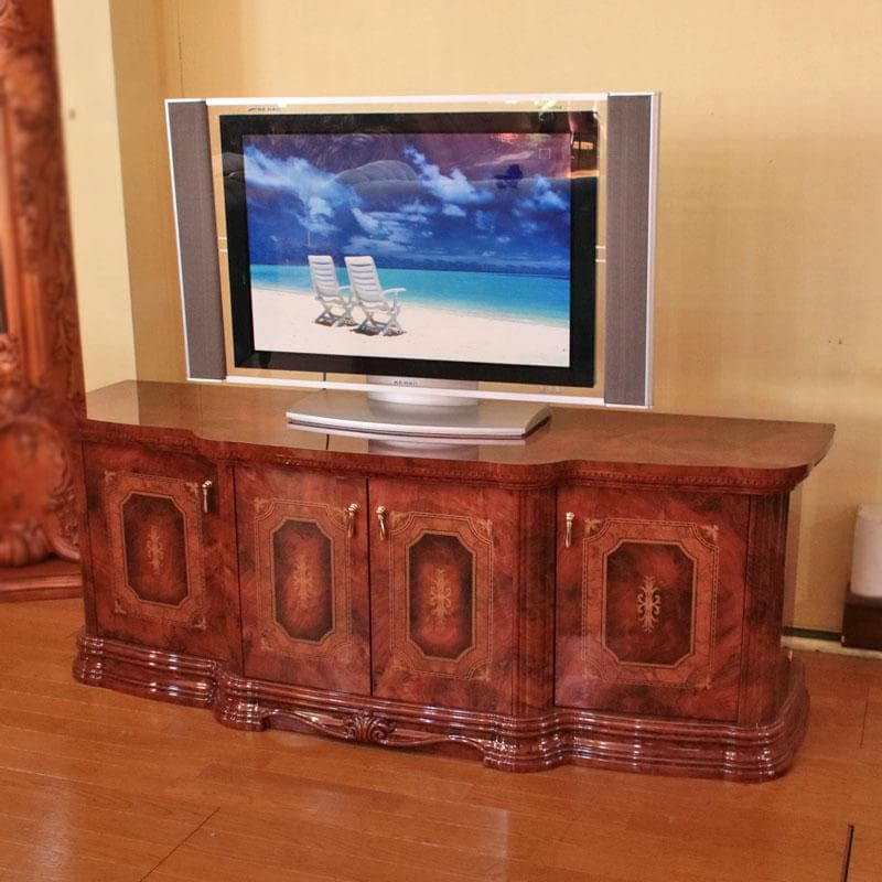 アマルフィ 4ドアサイドボード ウォールナット ローボード 222-1202