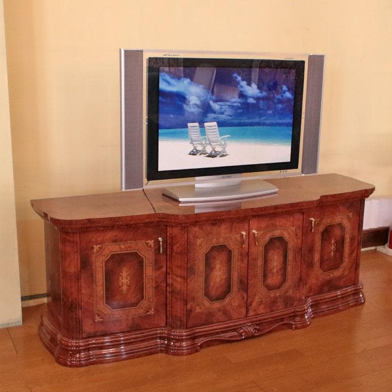 アマルフィ 4ドアサイドボード ウォールナット ローボード 222-1202