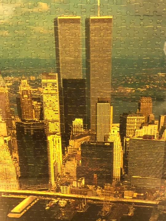 ジグソーパズル 完成品 2点 ニューヨーク摩天楼