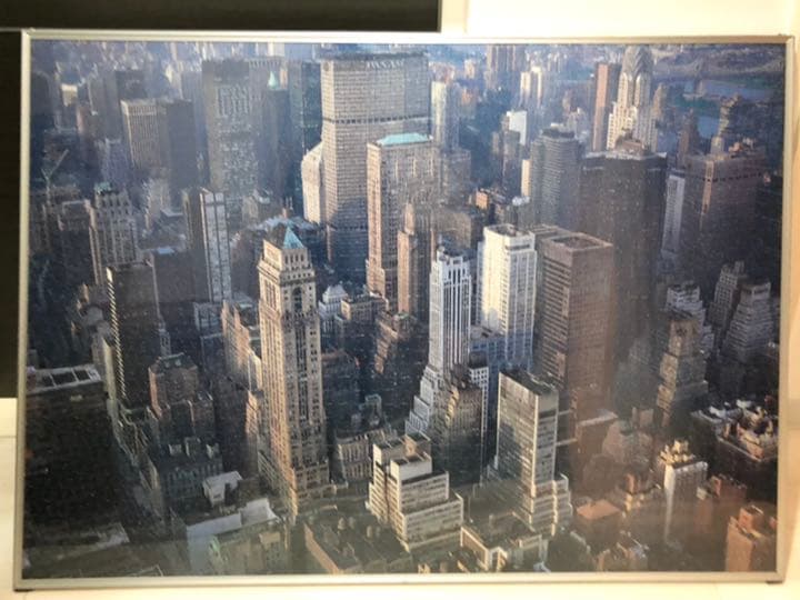 ジグソーパズル 完成品 2点 ニューヨーク摩天楼