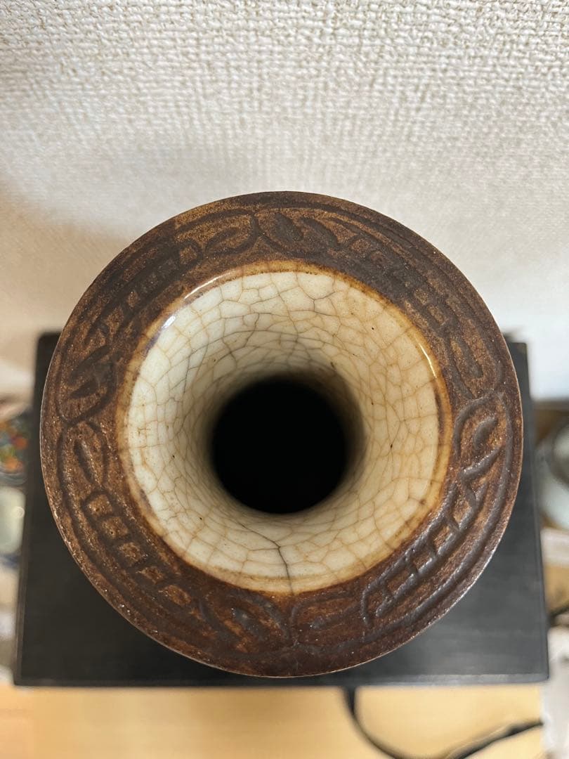 中国美術 清時代　戦図 成化年製 壷 壺花瓶 時代物