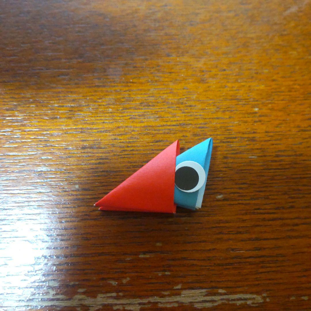 折り紙ウサギと鳥の置物セット