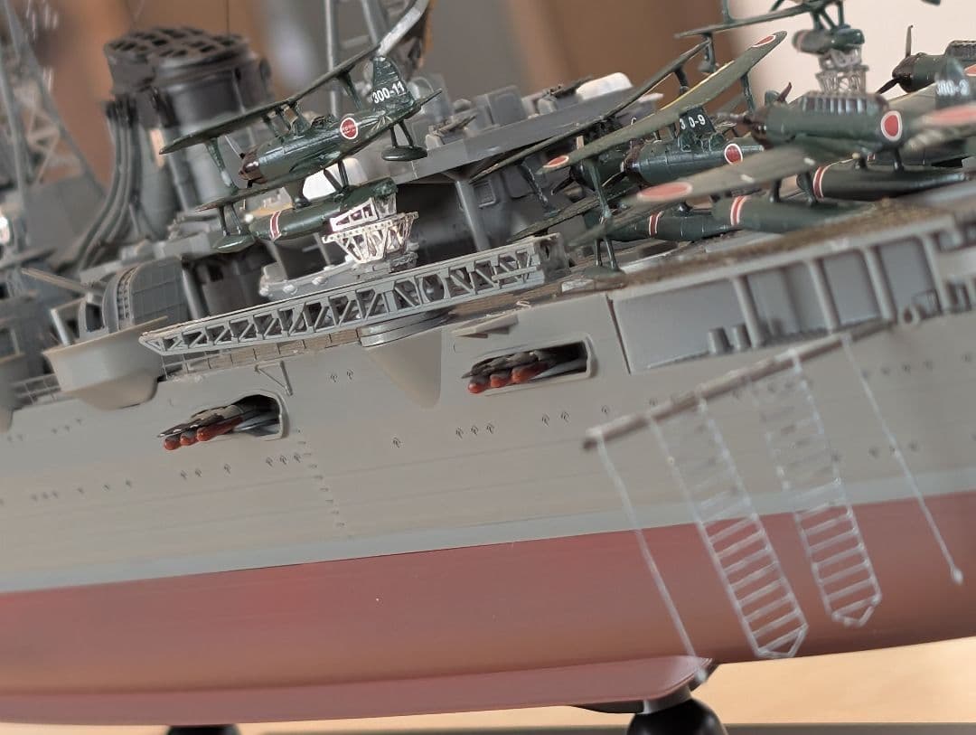 旧、日本海軍　航空巡洋艦　最上　1/350スケール　タミヤ