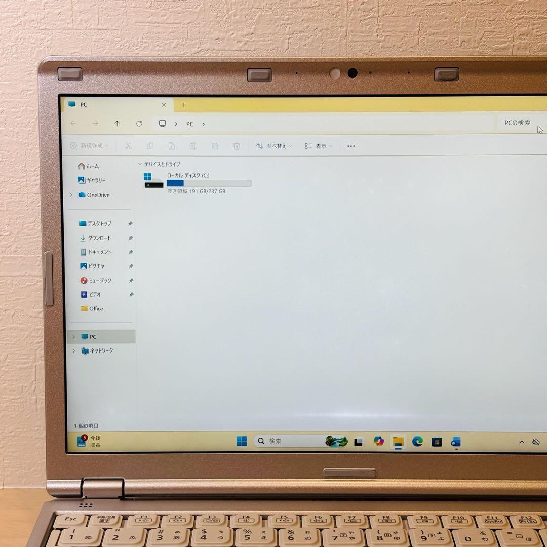 レッツノート Windows11 ノートPC SSD オフィス付き P-109