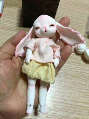 新品  限定  可愛いうさぎ 球体関節BJD人形 樹脂粘土 創作人形95
