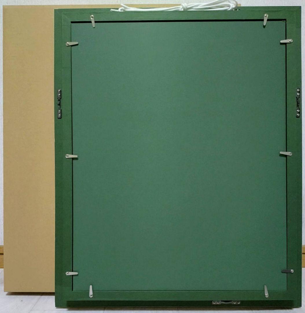 【F6号】ジミー大西【アフリカ】手描き作品/サイン有/油彩/アクリル/絵画/額縁