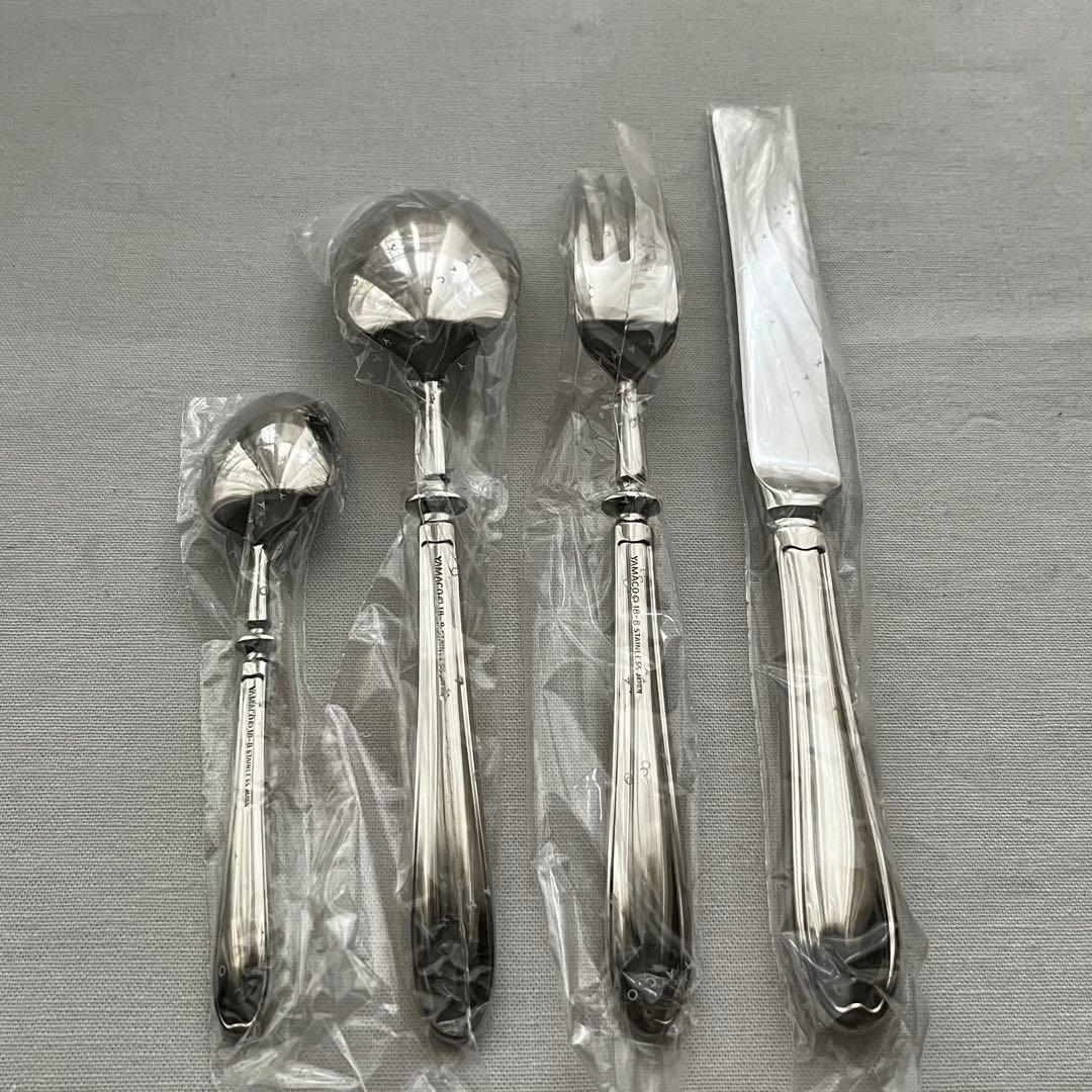 YAMACO ヤマコ 山崎金属工業 18-8ステンレス ディナーカトラリー