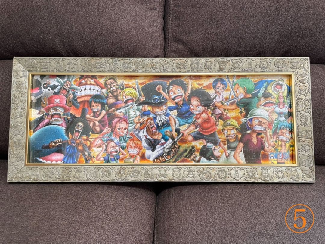 ワンピース ジグソーパズル 専用フレーム付き 完成品 まとめ売り