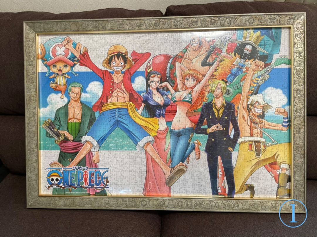 ワンピース ジグソーパズル 専用フレーム付き 完成品 まとめ売り