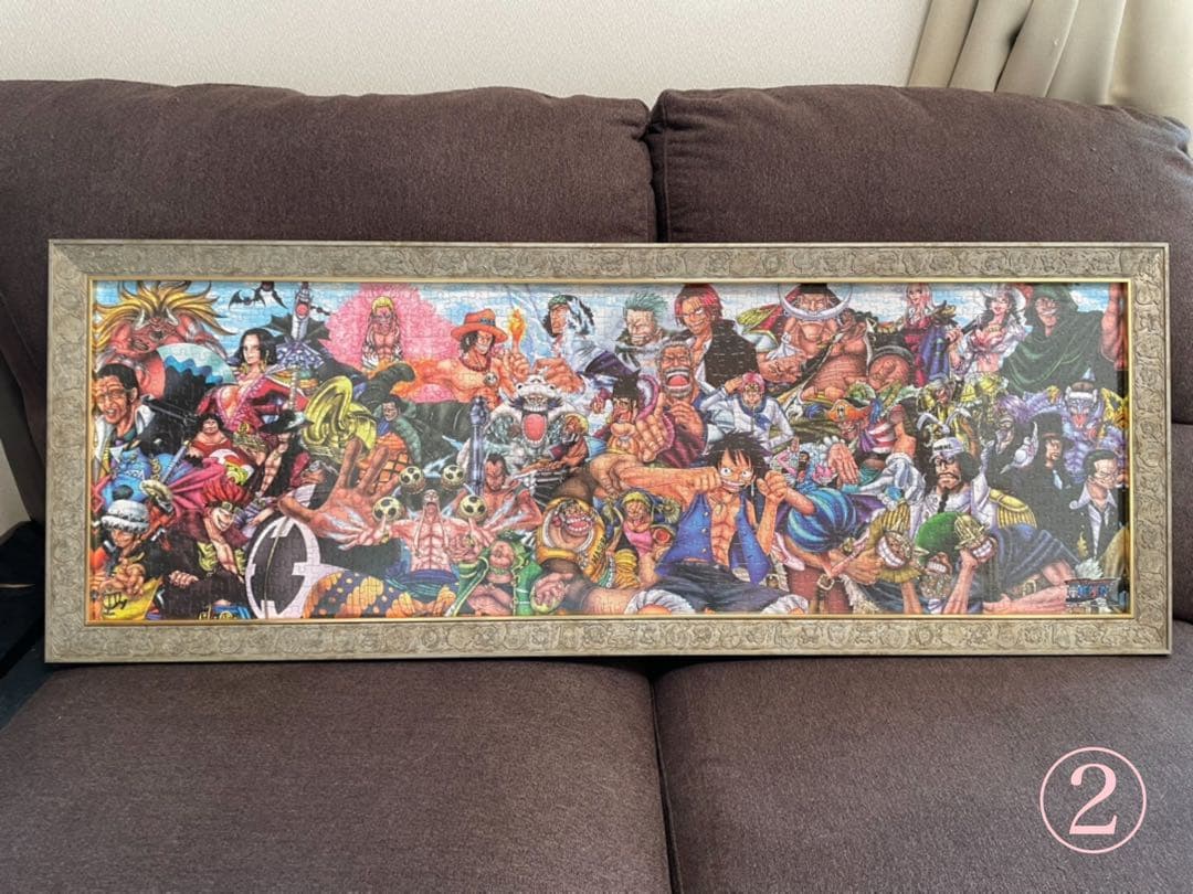 ワンピース ジグソーパズル 専用フレーム付き 完成品 まとめ売り