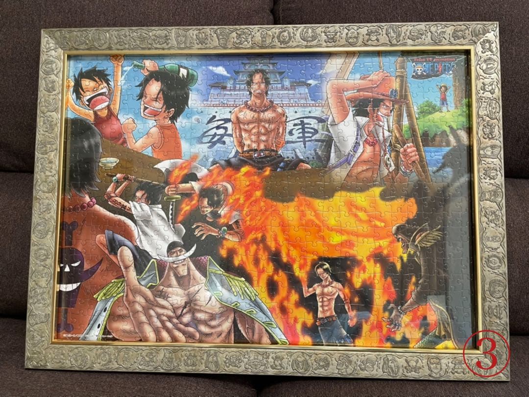 ワンピース ジグソーパズル 専用フレーム付き 完成品 まとめ売り