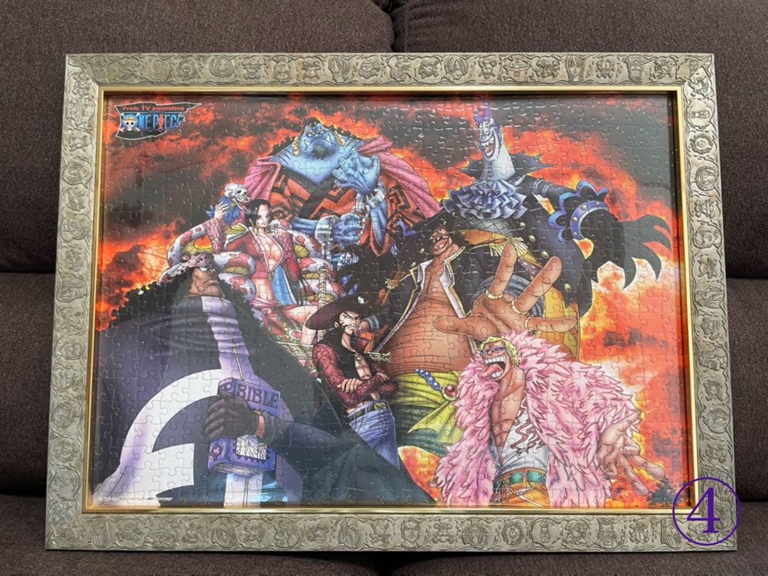 ワンピース ジグソーパズル 専用フレーム付き 完成品 まとめ売り