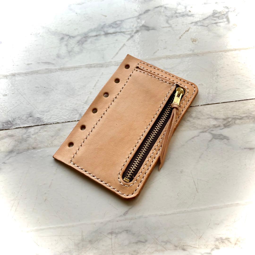 ミニ６手帳用リフィル（ファスナー＆カード）