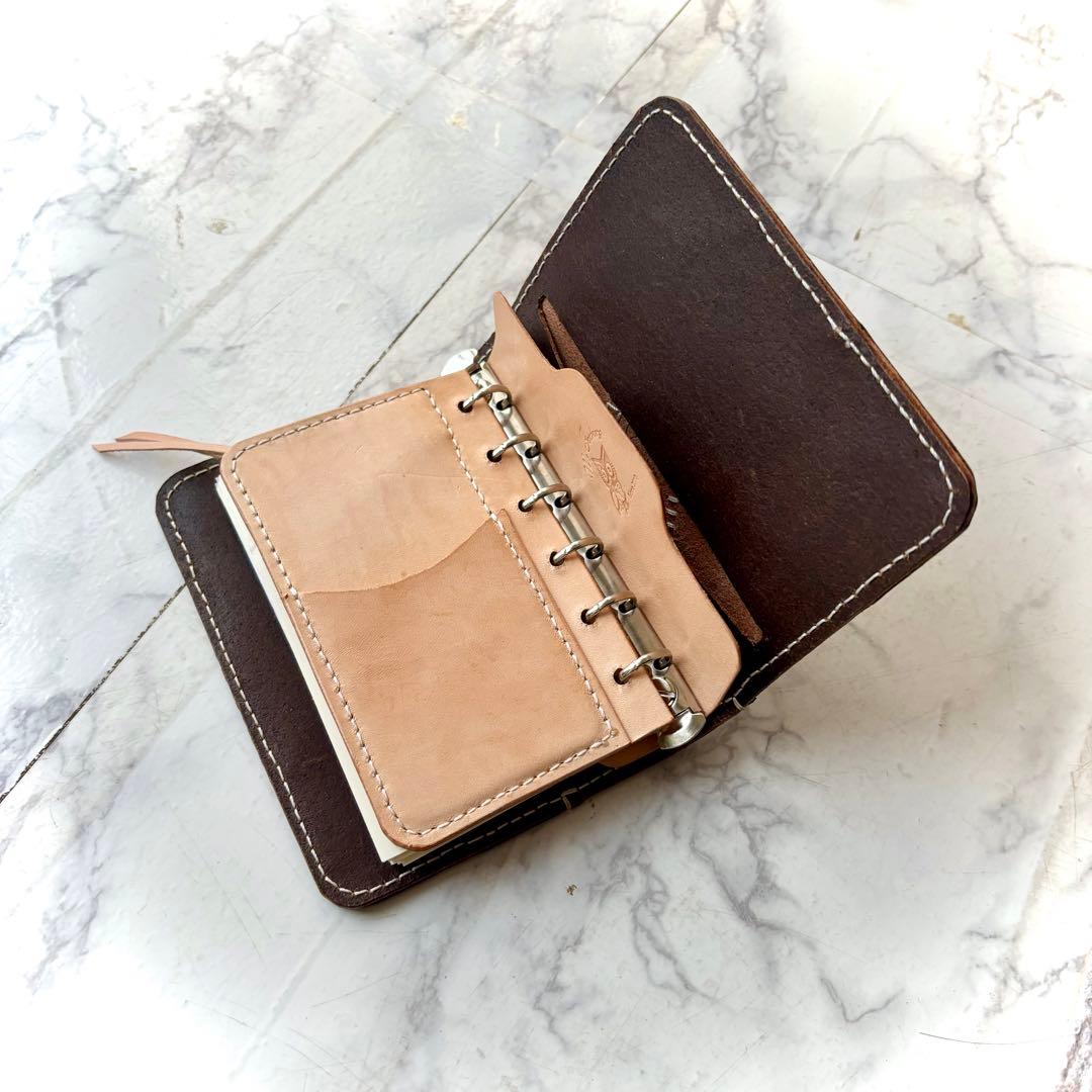 ミニ６手帳用リフィル（ファスナー＆カード）