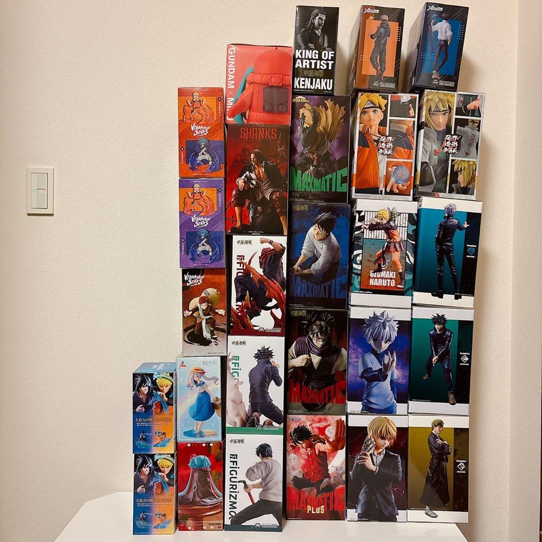 呪術廻戦・ヒロアカ・初音ミク・ナルト・ワンピース 新作フィギュア含む 計27種