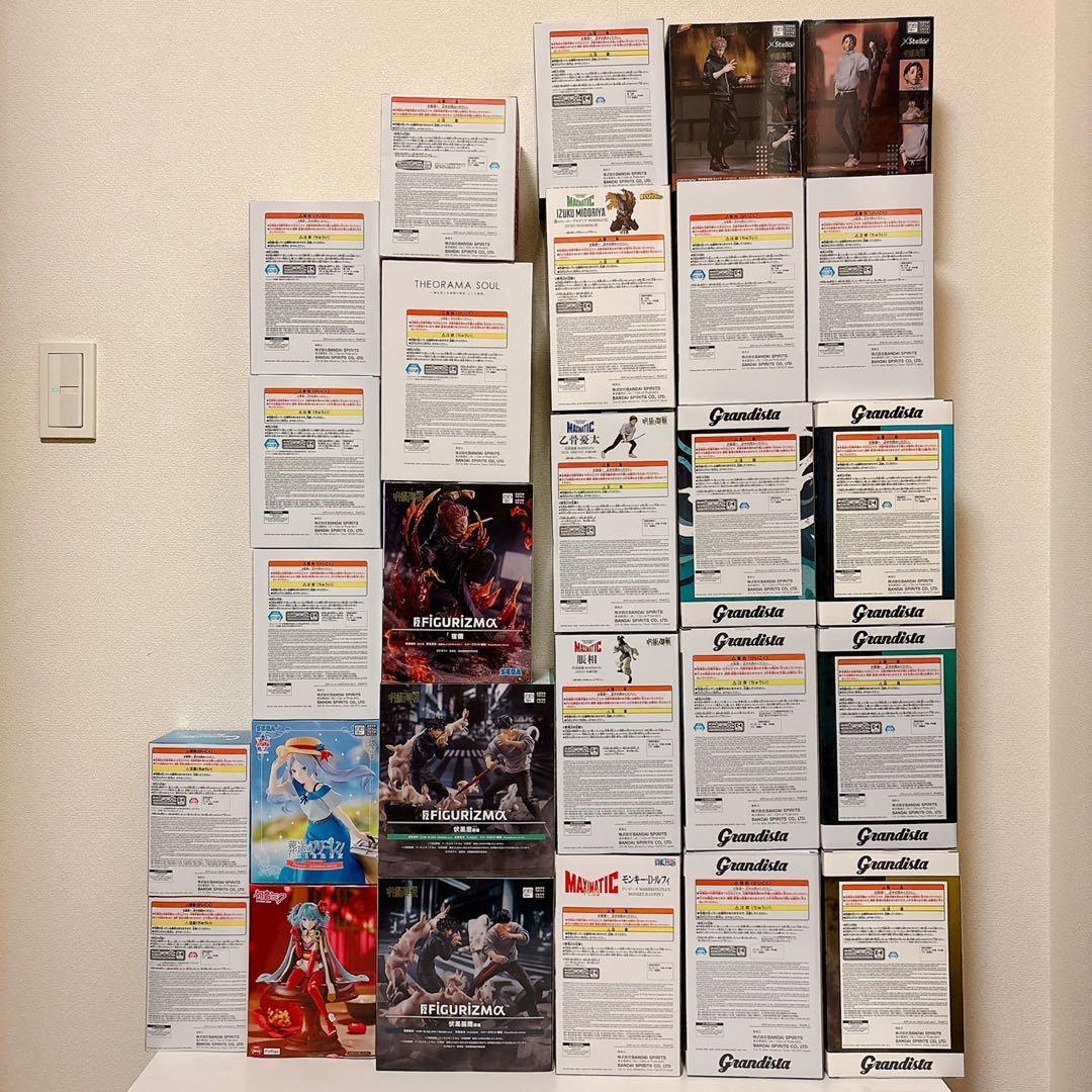 呪術廻戦・ヒロアカ・初音ミク・ナルト・ワンピース 新作フィギュア含む 計27種