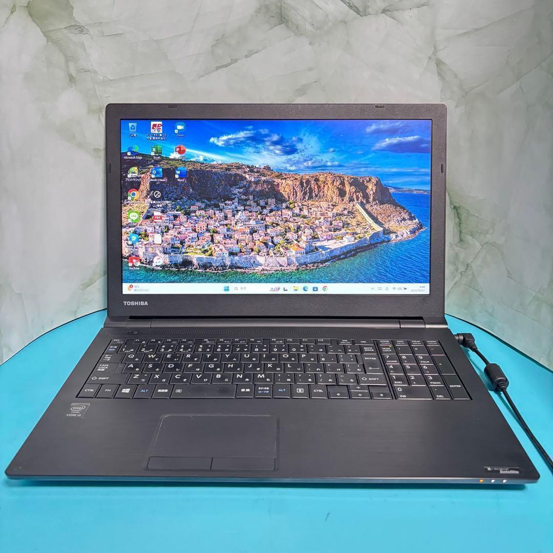 5世代Corei3【Office付】メモリ8GB★東芝★爆速新品SSDノートPC
