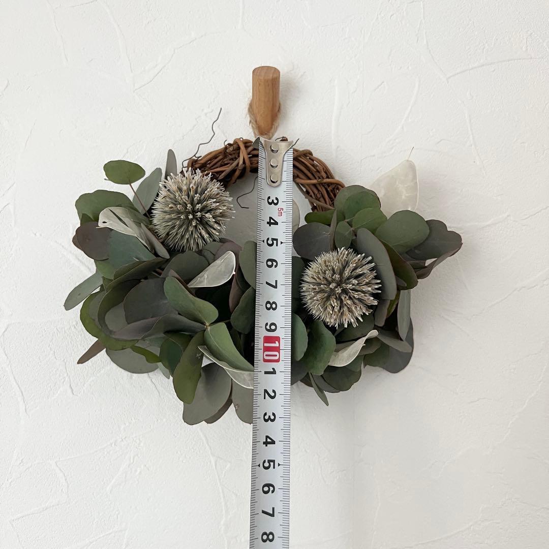 ポポラスとルナリアとアザミのハーフリース* * *ラッピング無料 ナチュラル 春