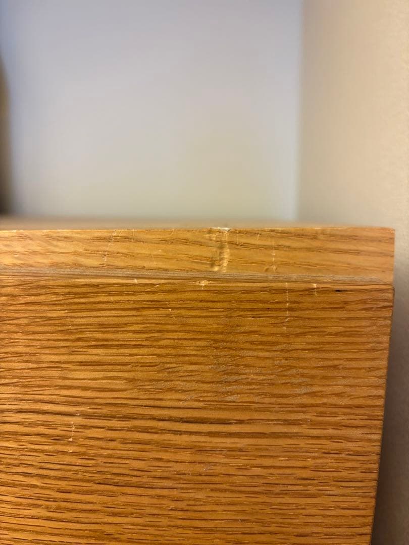 オーク 食器棚 3段