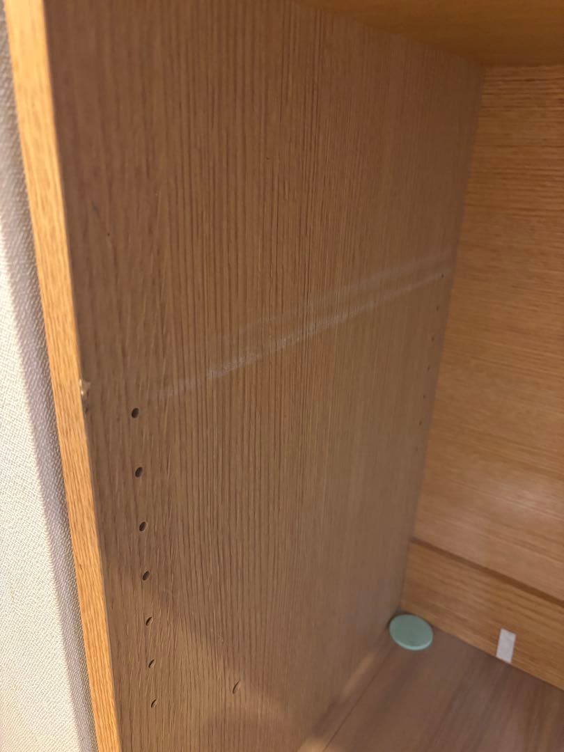 オーク 食器棚 3段