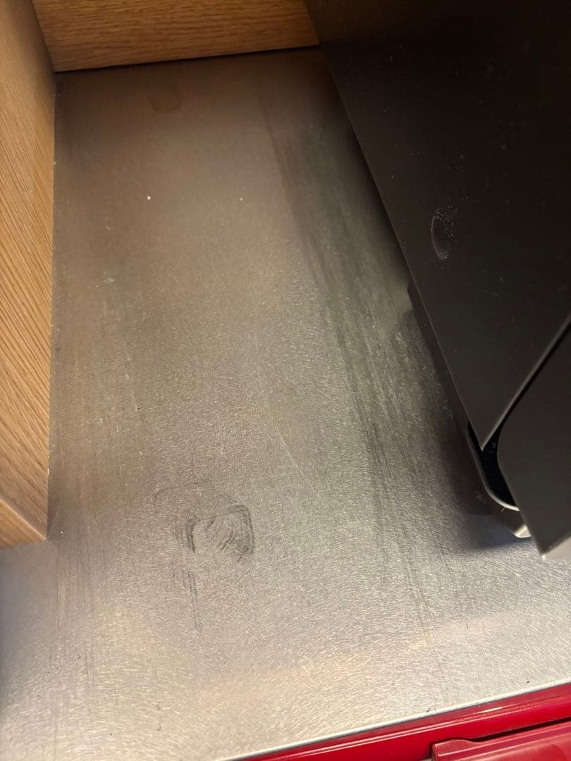 オーク 食器棚 3段