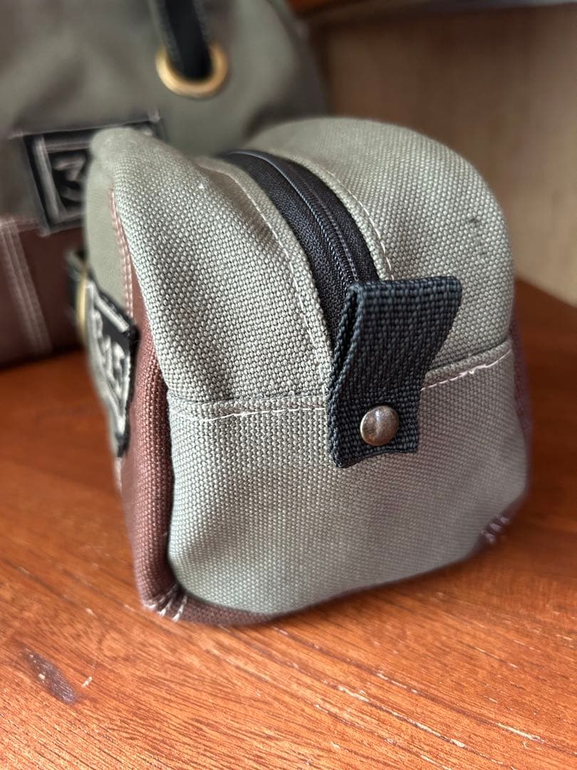 ミヤさま専用　デニムリメイク　キャンバス生地　ボストンバッグ　ポーチセット