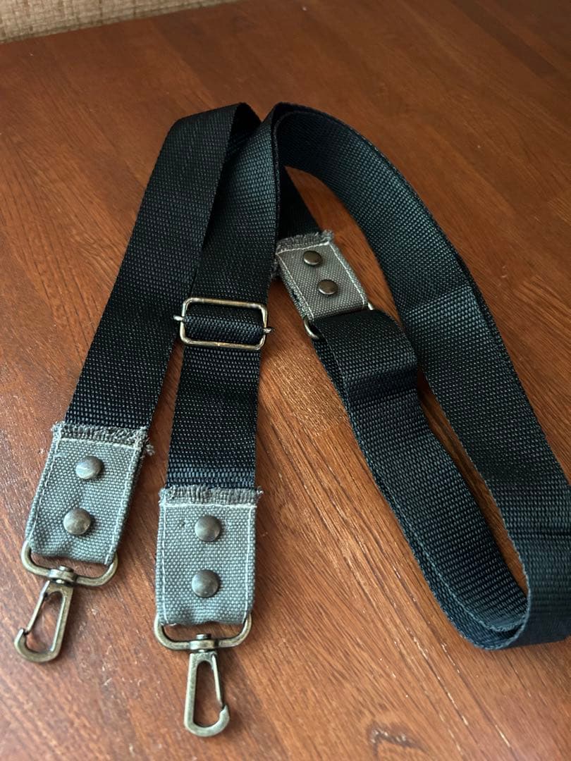 ミヤさま専用　デニムリメイク　キャンバス生地　ボストンバッグ　ポーチセット