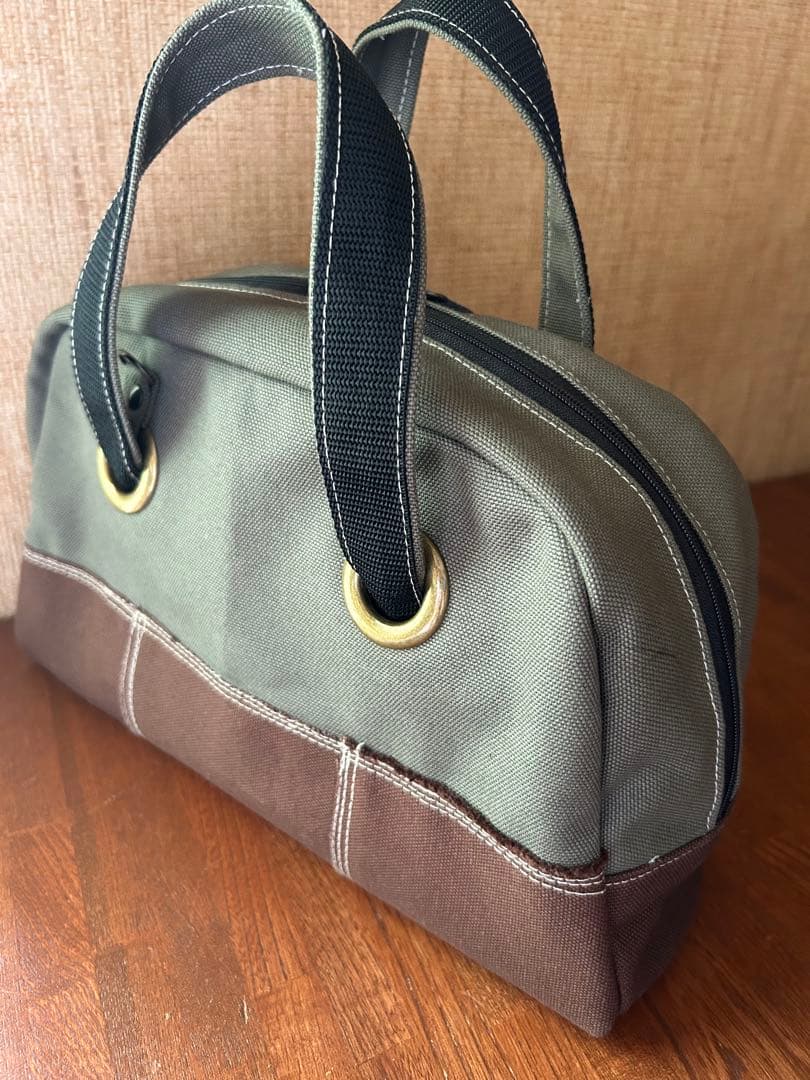 ミヤさま専用　デニムリメイク　キャンバス生地　ボストンバッグ　ポーチセット