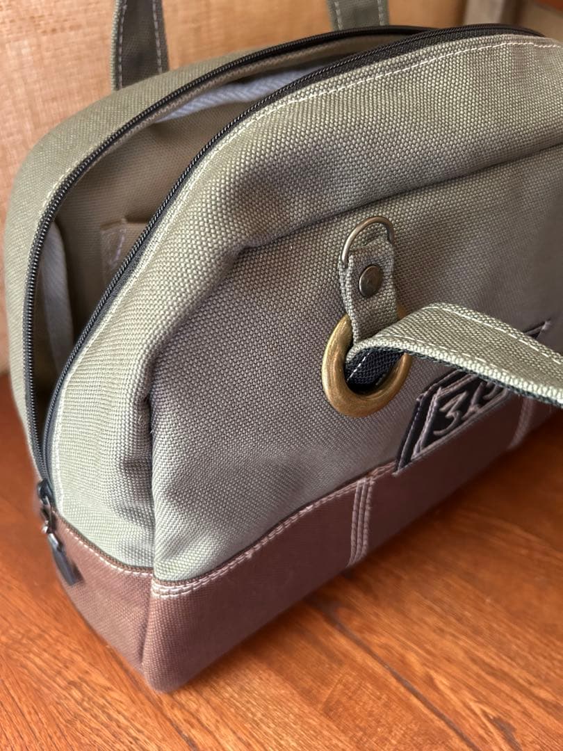 ミヤさま専用　デニムリメイク　キャンバス生地　ボストンバッグ　ポーチセット