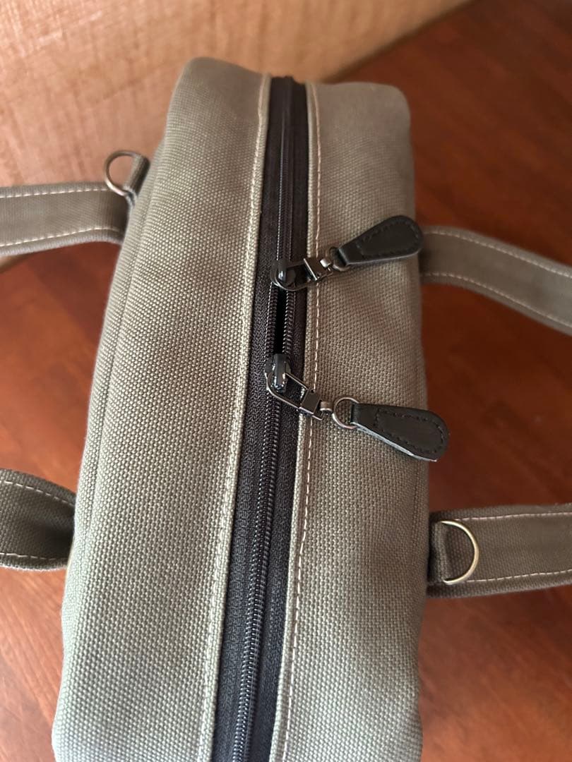 ミヤさま専用　デニムリメイク　キャンバス生地　ボストンバッグ　ポーチセット