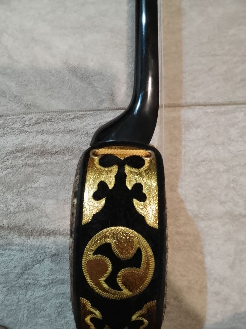 三線本体 　本革　黒檀棹