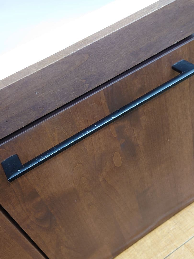 ☆今村家具工芸 キッチンボード 105 オープンレンジ ピュアWN