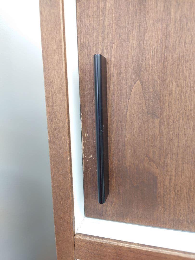 ☆今村家具工芸 キッチンボード 105 オープンレンジ ピュアWN