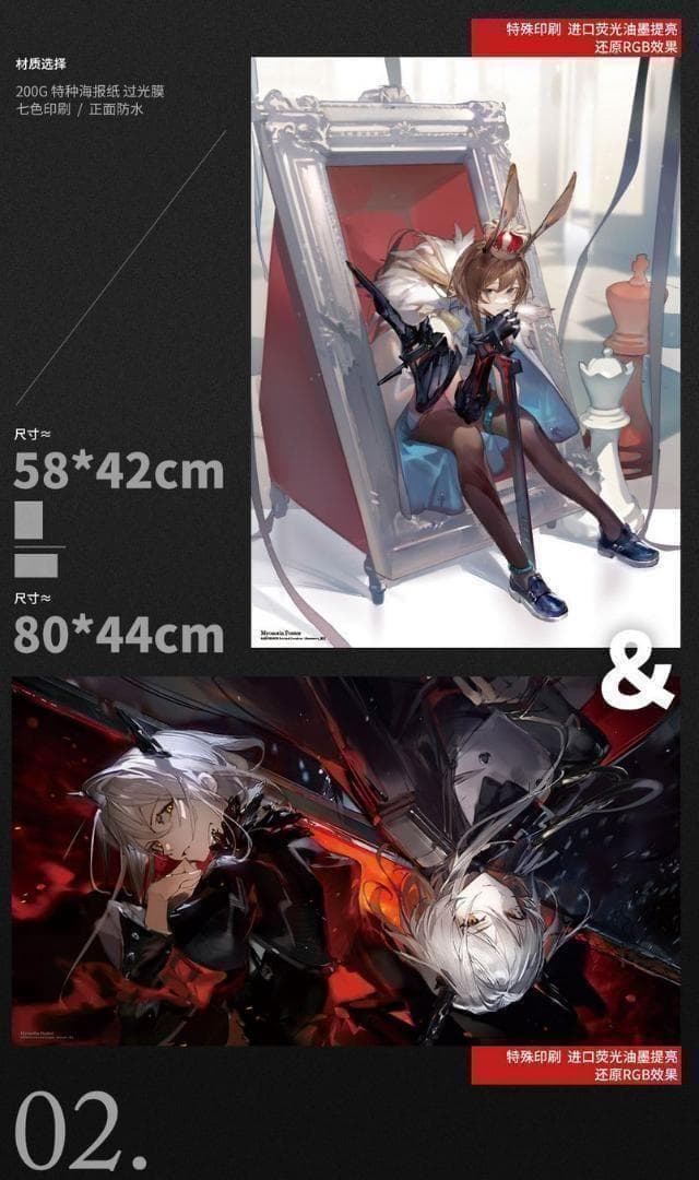 アークナイツ 熊太 Myosotis ポスターセット 同人グッズ