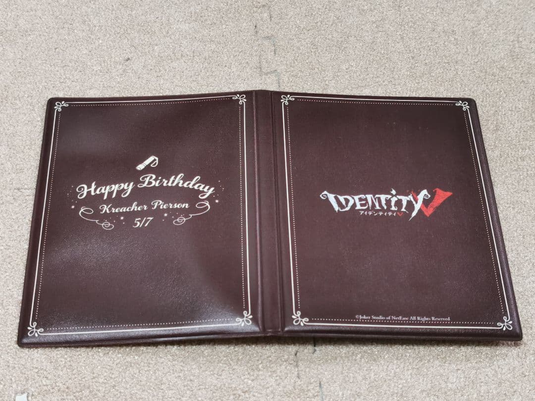 第五人格 泥棒 誕生日グッズまとめ売り