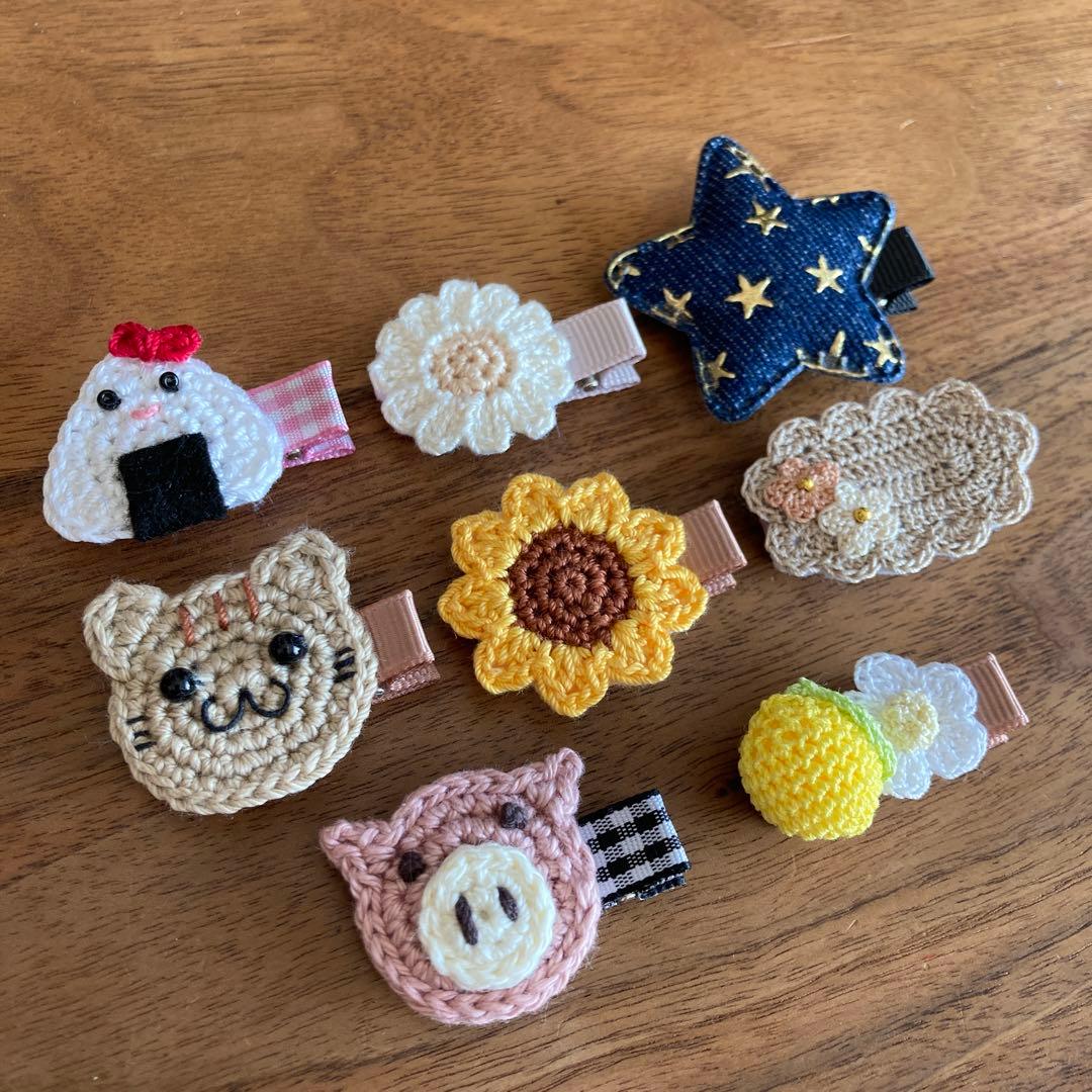 ふくこちゃん様ご確認用☆ベビーヘアクリップ