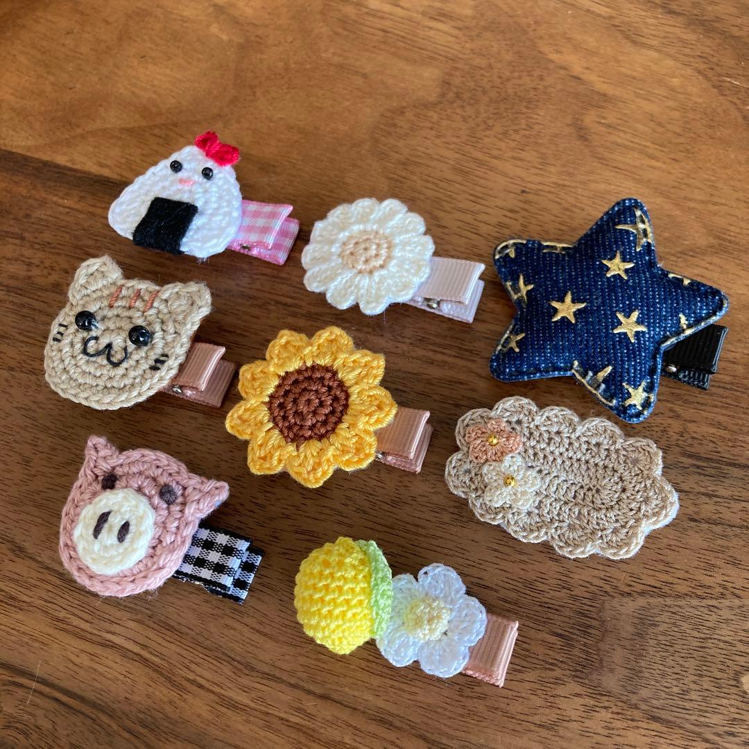 ふくこちゃん様ご確認用☆ベビーヘアクリップ