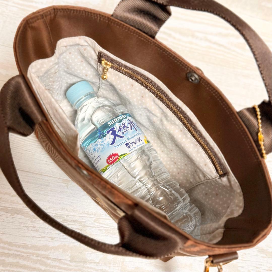 アビシニアン刺繍♡茶色の3ウェイショルダーバッグ