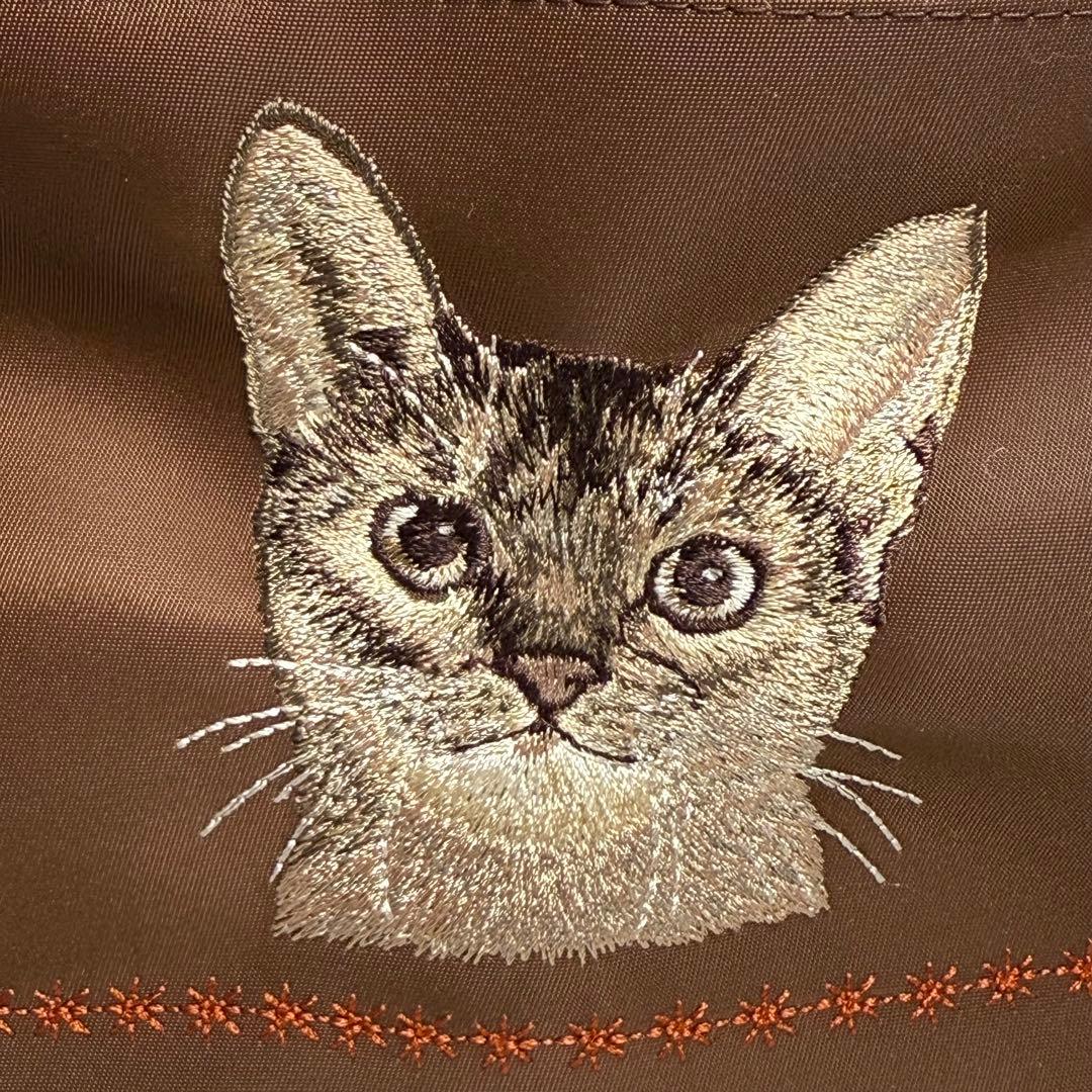 アビシニアン刺繍♡茶色の3ウェイショルダーバッグ