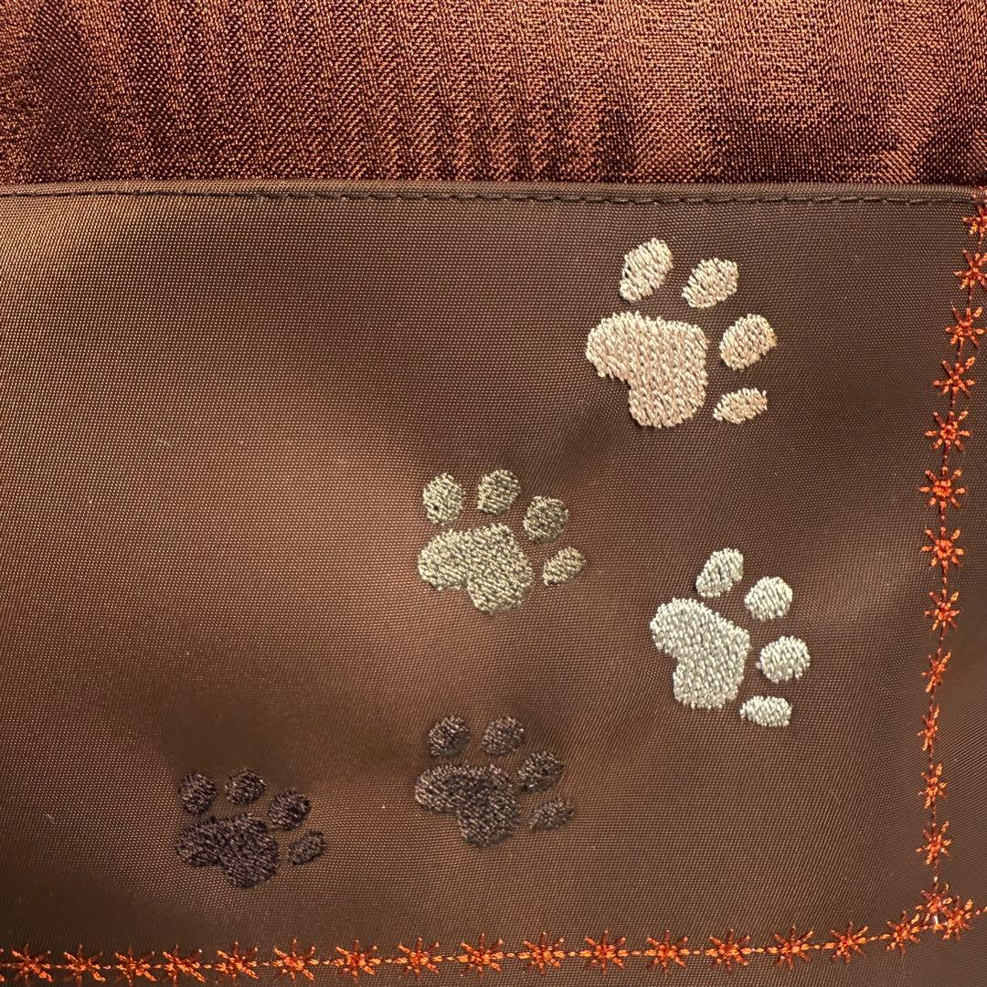 アビシニアン刺繍♡茶色の3ウェイショルダーバッグ